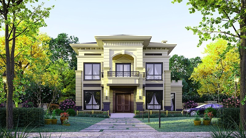 南部乡村别墅的墙壁通常用什么砖砌？